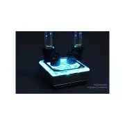 Фітинг для СЖО Alphacool Eiszapfen 16mm off set fitting rotatable - chrome (17602) (UA)