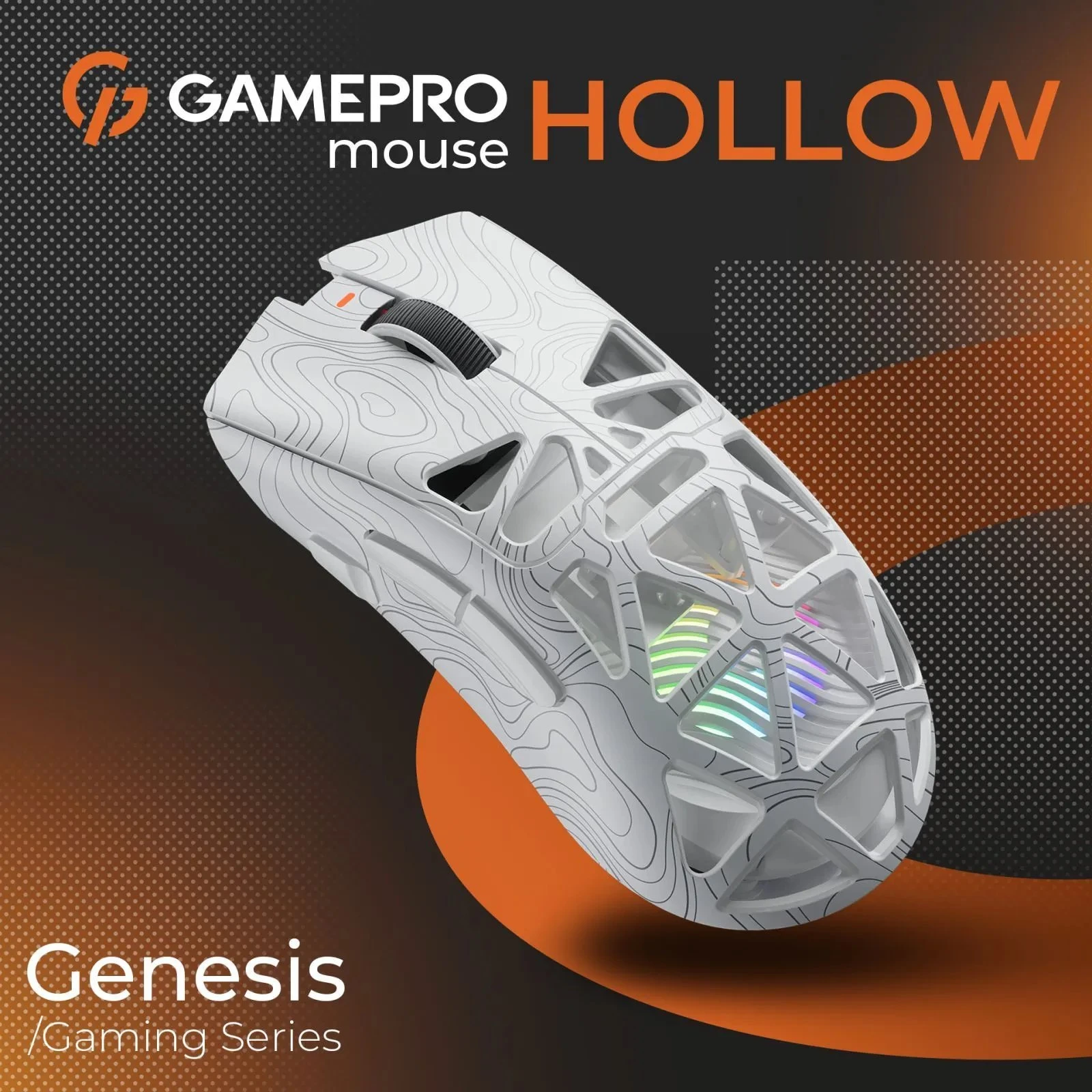 GamePro Genesis Hollow Wireless/Bluetooth/USB White (GM870HW) (UA)