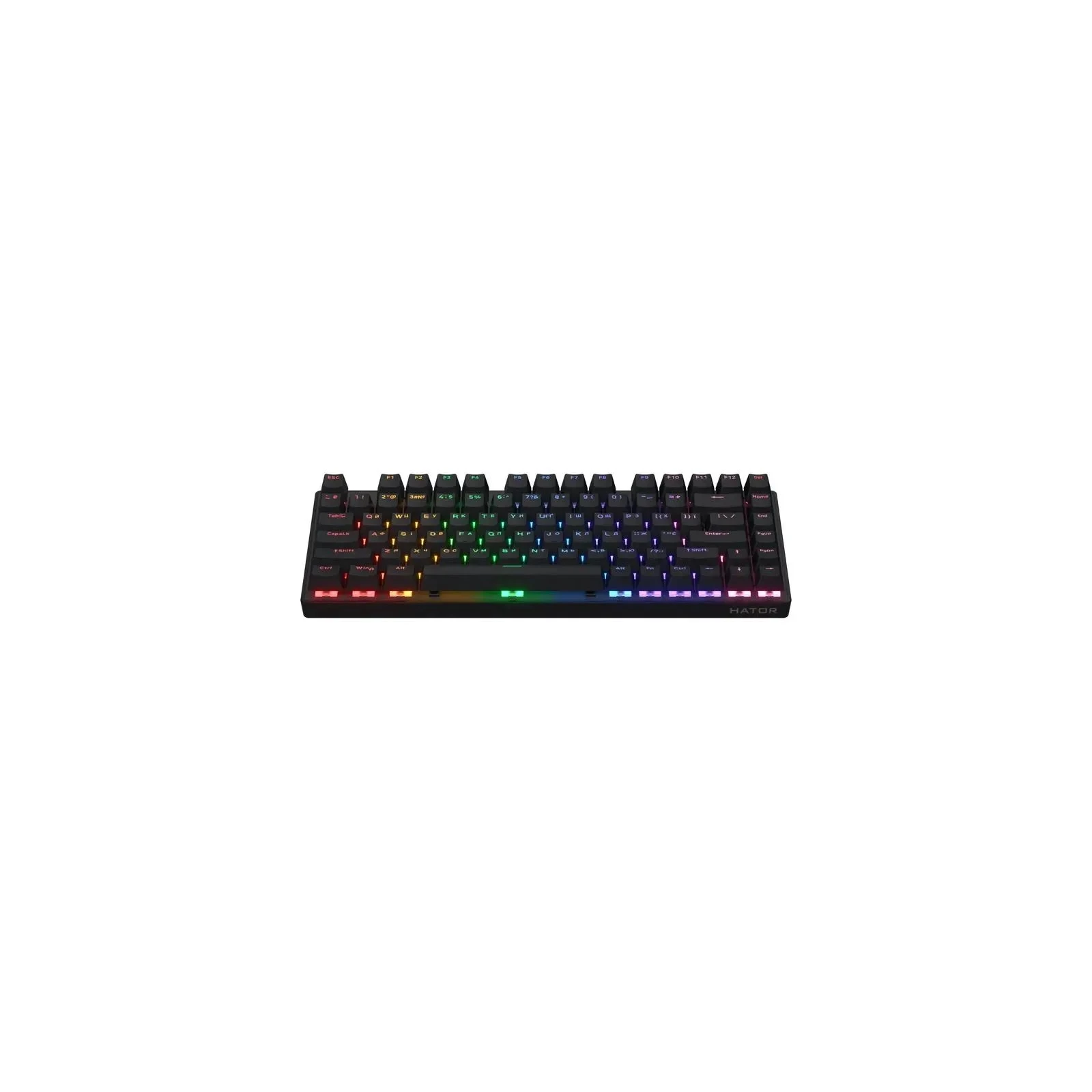 Hator Icefall Mecha 75 Rainbow Led Wireless/Bluetooth/USB UA Black (HTK275UA) (UA)