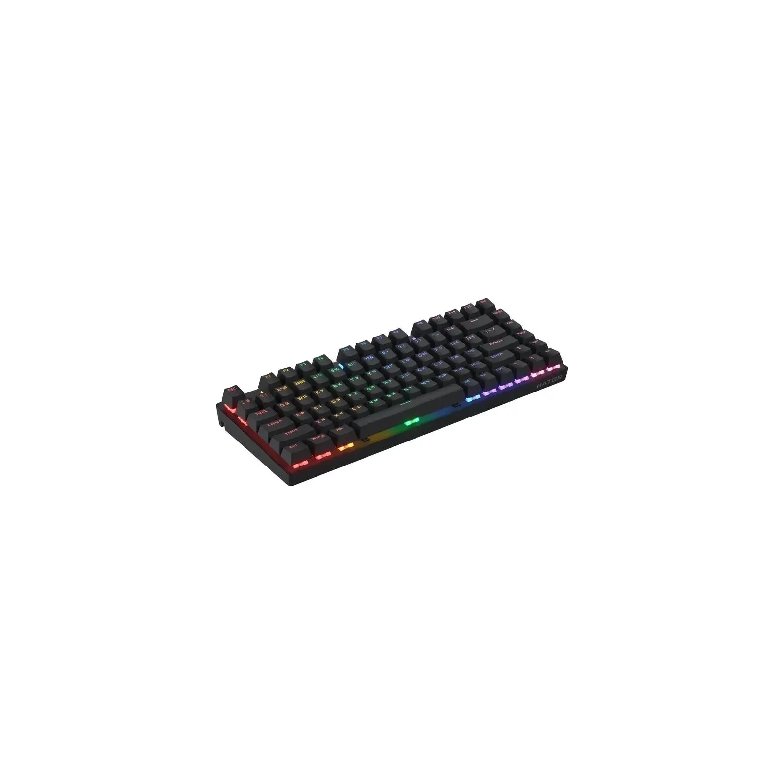 Hator Icefall Mecha 75 Rainbow Led Wireless/Bluetooth/USB UA Black (HTK275UA) (UA)