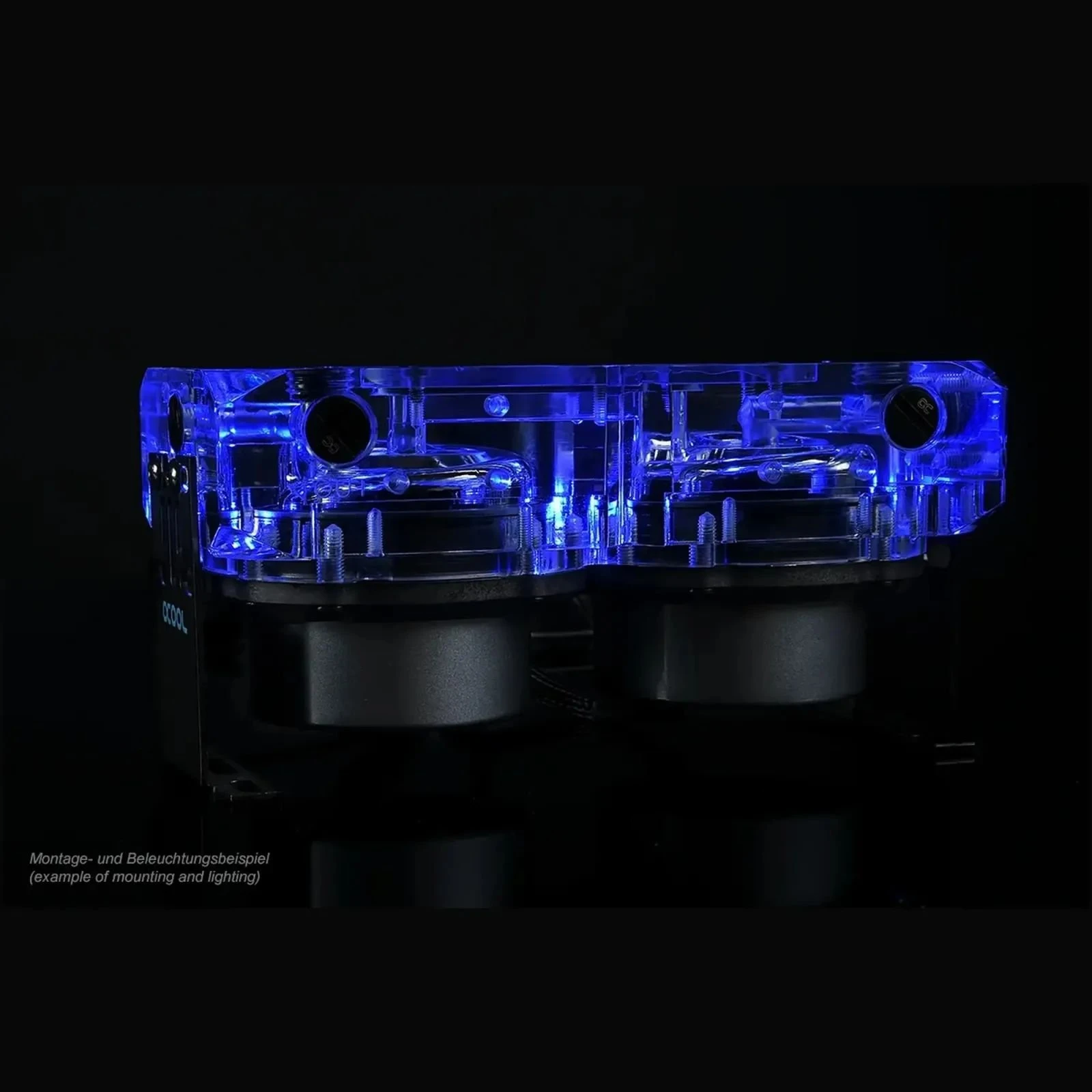 Резервуар для СЖО Alphacool Eisdecke D5 dual Acryl top (13312) (UA)