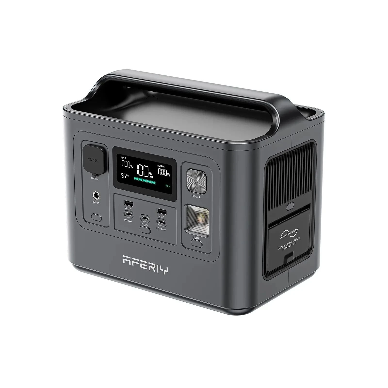 Зарядная станция Aferiy AF-P010, 800W, 512Wh (Aferiy AF-P010) (UA)