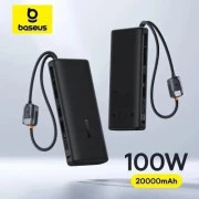 Baseus 25000mAh EnerFill FC41 145W Digital Display Built-in Dual USB-C Cable (E0028H03) (UA)