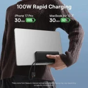 Baseus 25000mAh EnerFill FC41 145W Digital Display Built-in Dual USB-C Cable (E0028H03) (UA)