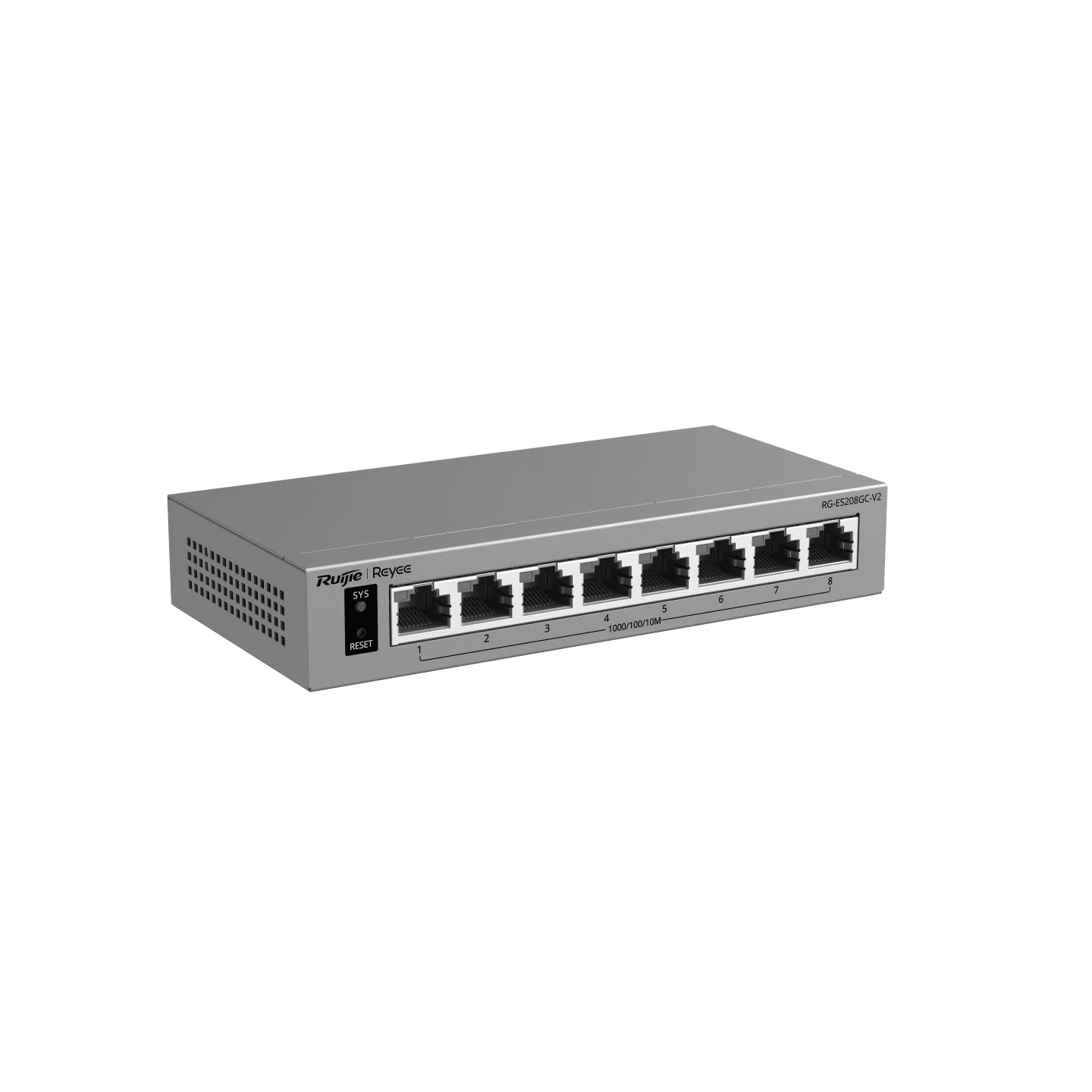 Коммутатор Ruijie Reyee RG-ES208GC-V2 (UA) Fast Ethernet (10 / 100 Мбит / с): нет; Gigabit