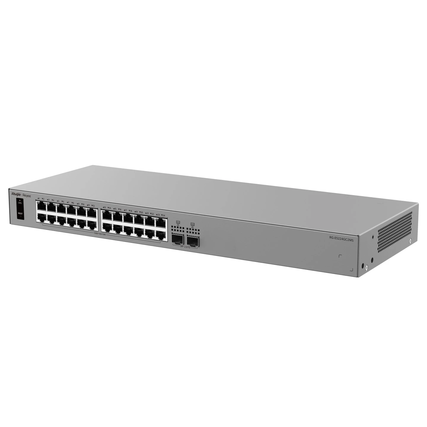 Коммутатор Ruijie Reyee RG-ES224GC2MS (UA) Fast Ethernet (10 / 100 Мбит / с): нет; Gigabit