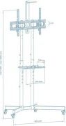 Напольная стойка Walfix TVS-6005B (UA)