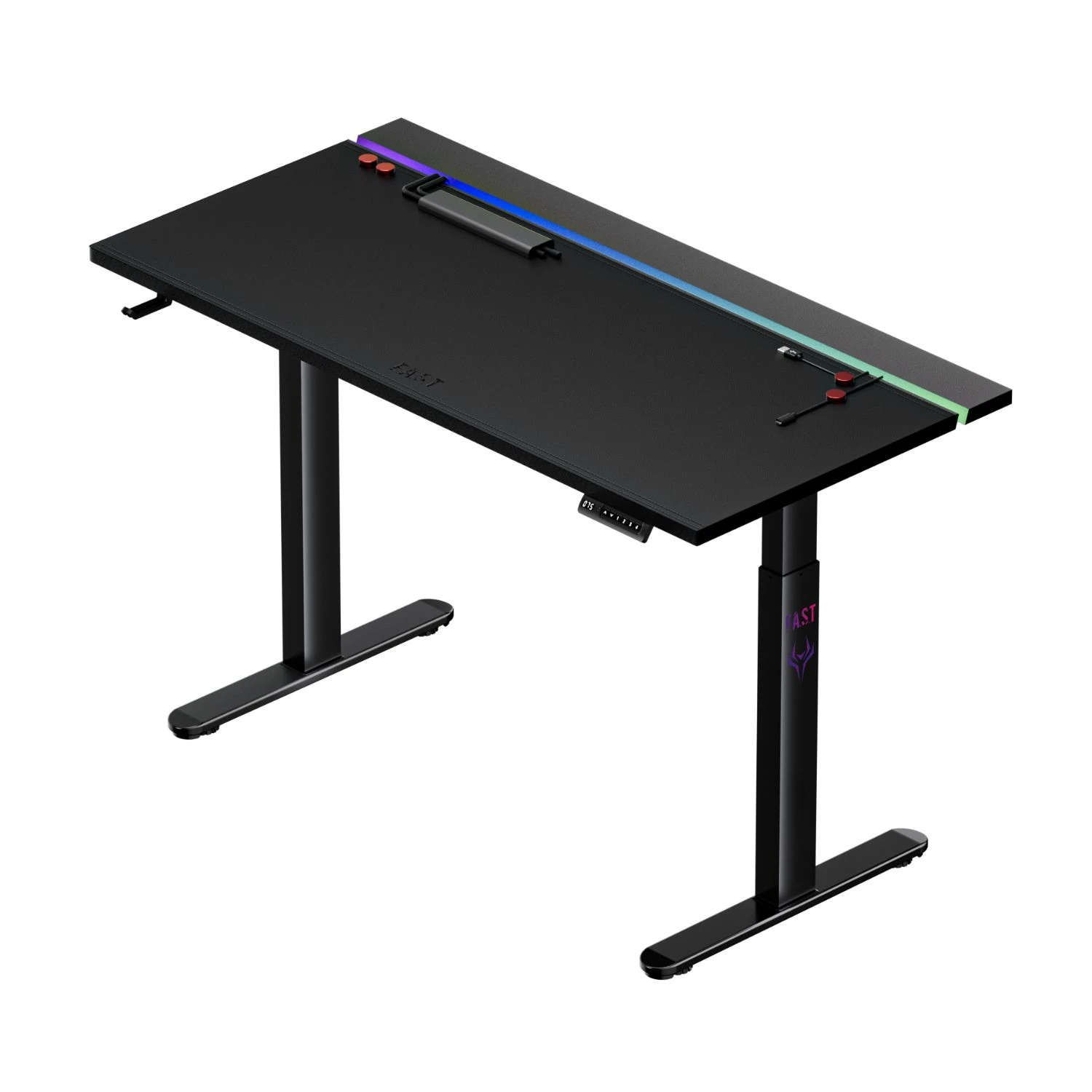 Геймерський стіл 1stPlayer F.A.S.T Black (FAST-1470-RGB-BK) (UA)