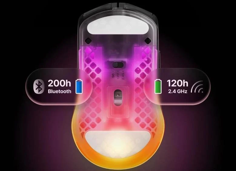 SteelSeries Aerox 3 WL Gen 2 Shadow (62717) Тип: Миша; Провідне підключення: