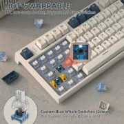ATTACK SHARK K86 Retro Blue (K86RB_AS) (UA)
