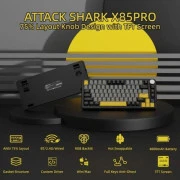ATTACK SHARK X85 Pro Starry Black (X85PROSB_AS) (UA)