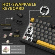 ATTACK SHARK X85 Pro Starry Black (X85PROSB_AS) (UA)