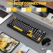 ATTACK SHARK X98 Pro Star Black Linear Blueberry Switch (X98PROSB_AS) (UA)