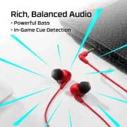 Навушники з мікрофоном HyperX Cloud Earbuds III Red (BN7S0AA) (UA)