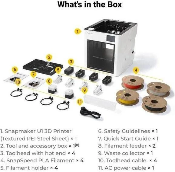 3D-принтер SnapMaker U1 (81100) (UA)