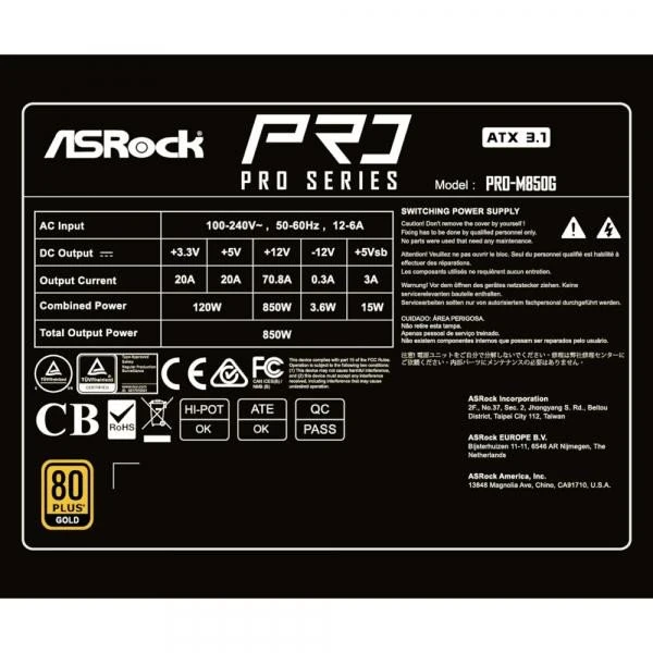 ASRock PRO-M850G (UA)