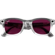 Смарт-окуляри Ray-Ban Meta Wayfarer Gen 2 Lim.Ed. Stand.Matte Transparent Frame/Clear/Ruby Tr.Lens (RW4012 6770MI 50-22)