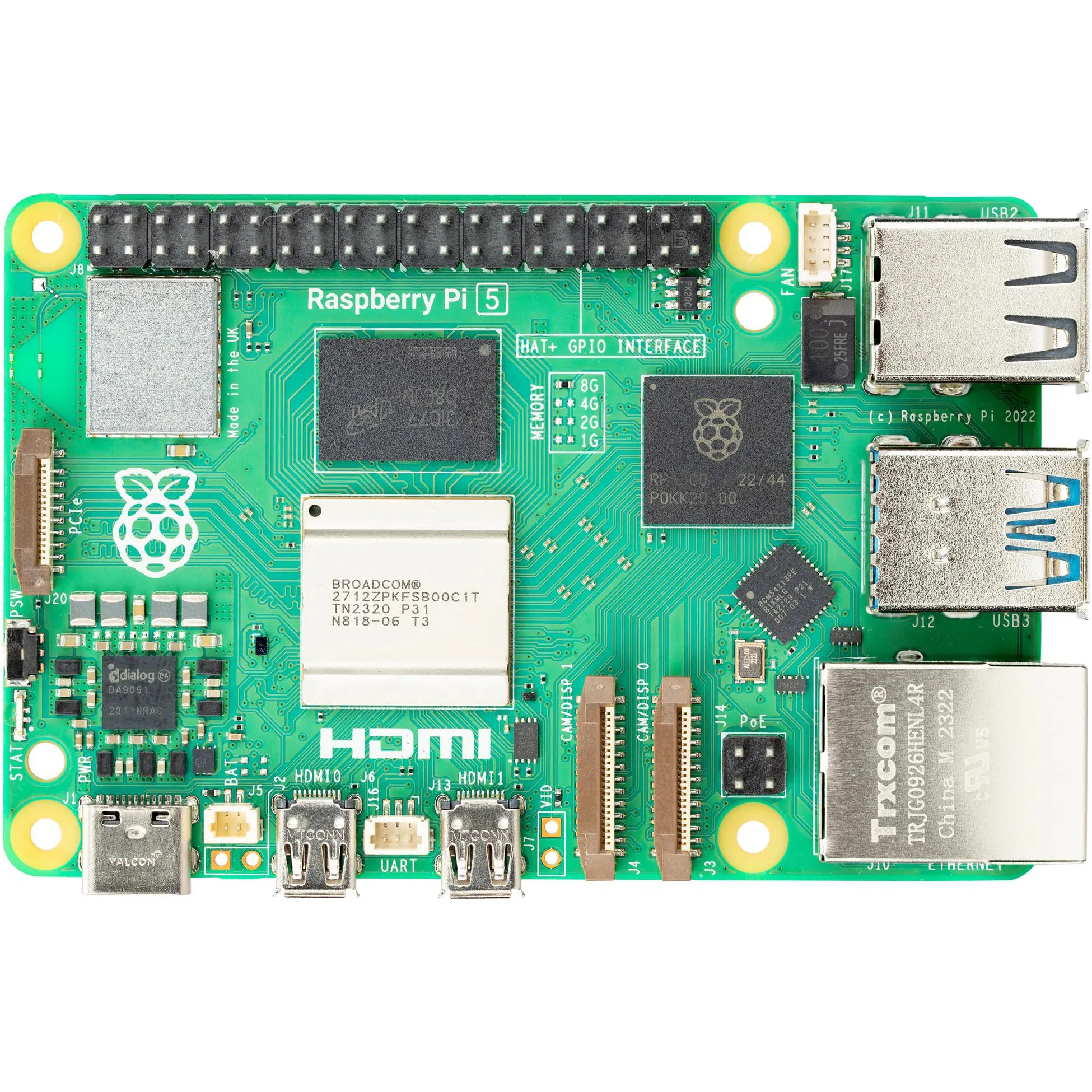 Raspberry Pi 5 8GB (RPI5-8GB-SINGLE)