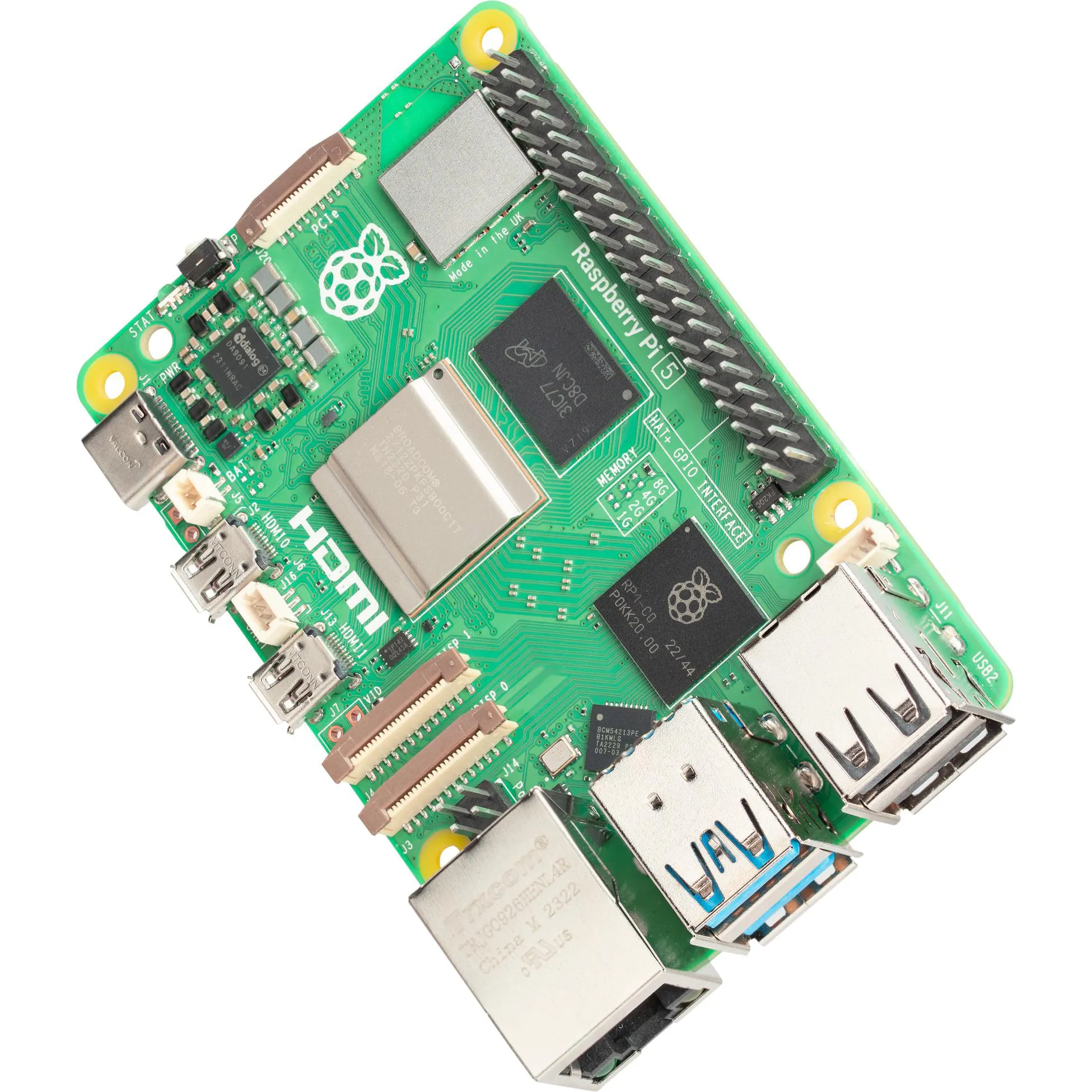 Raspberry Pi 5 8GB (RPI5-8GB-SINGLE) Тип: Одноплатный компьютер;