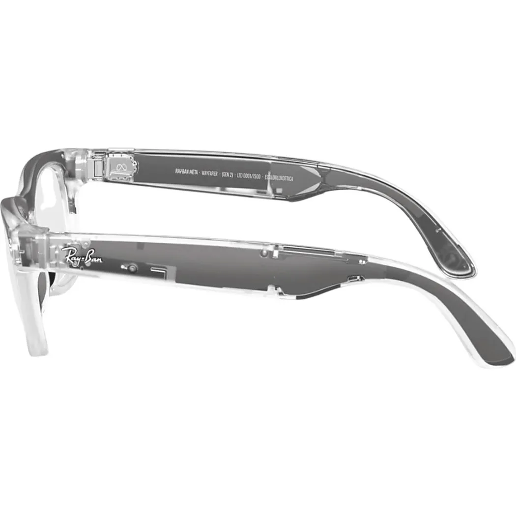 Смарт-окуляри Ray-Ban Meta Wayfarer Gen 2 Lim.Ed. Stand.Matte Transparent Frame/Clear/Ruby Tr.Lens (RW4012 6770MI 50-22)