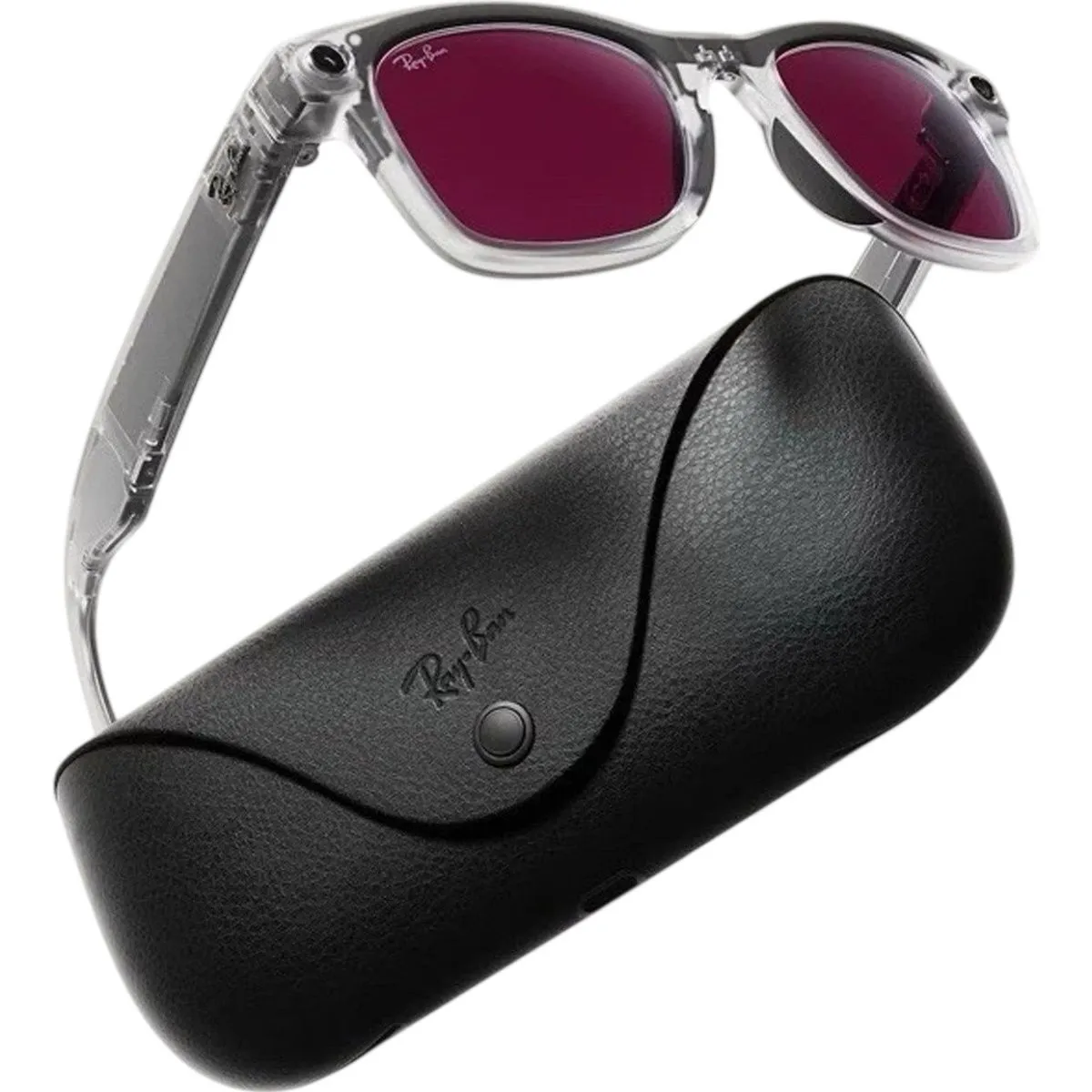 Смарт-окуляри Ray-Ban Meta Wayfarer Gen 2 Lim.Ed. Stand.Matte Transparent Frame/Clear/Ruby Tr.Lens (RW4012 6770MI 50-22)