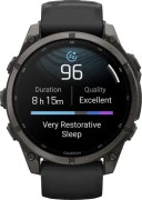 Смарт-часы Garmin Fenix 9 47mm Carbon Gray DLC Titanium with Black Silicone Band (010-04762-10/11)