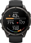 Смарт-часы Garmin Fenix 9 47mm Carbon Gray DLC Titanium with Black Silicone Band (010-04762-10/11)