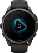 Смарт-часы Garmin Fenix 9 47mm Carbon Gray DLC Titanium with Black Silicone Band (010-04762-10/11)