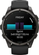 Смарт-часы Garmin Fenix 9 47mm Carbon Gray DLC Titanium with Black Silicone Band (010-04762-10/11)