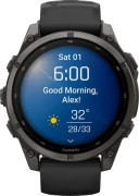 Смарт-часы Garmin Fenix 9 47mm Carbon Gray DLC Titanium with Black Silicone Band (010-04762-10/11)