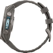 Смарт-часы Garmin Fenix 9 47mm Titanium with Pebble Gray Silicone Band (010-04762-00/01)