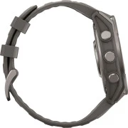 Смарт-часы Garmin Fenix 9 47mm Titanium with Pebble Gray Silicone Band (010-04762-00/01)