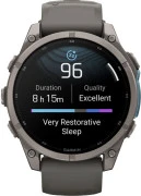 Смарт-часы Garmin Fenix 9 47mm Titanium with Pebble Gray Silicone Band (010-04762-00/01)