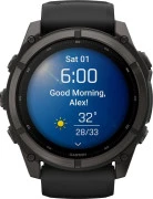Смарт-часы Garmin Fenix 9 51mm Carbon Gray DLC Titanium with Black Silicone Band (010-04763-10/11)
