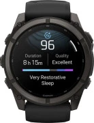 Смарт-часы Garmin Fenix 9 51mm Carbon Gray DLC Titanium with Black Silicone Band (010-04763-10/11)