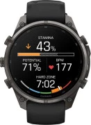 Смарт-часы Garmin Fenix 9 Pro inReach 47mm Carbon Gray DLC Titanium w. Black/Pebble Gray Silicone B. (010-04336-10/11)