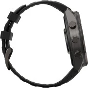 Смарт-часы Garmin Fenix 9 Pro inReach 47mm Carbon Gray DLC Titanium w. Black/Pebble Gray Silicone B. (010-04336-10/11)