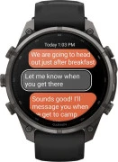 Смарт-часы Garmin Fenix 9 Pro inReach 47mm Carbon Gray DLC Titanium w. Black/Pebble Gray Silicone B. (010-04336-10/11)