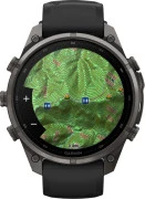 Смарт-часы Garmin Fenix 9 Pro inReach 47mm Carbon Gray DLC Titanium w. Black/Pebble Gray Silicone B. (010-04336-10/11)