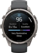 Смарт-часы Garmin Fenix 9 Pro inReach 47mm Titanium with Graphite/Black Silicone Band (010-04336-20/21)