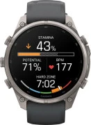 Смарт-часы Garmin Fenix 9 Pro inReach 47mm Titanium with Graphite/Black Silicone Band (010-04336-20/21)