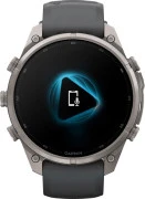 Смарт-часы Garmin Fenix 9 Pro inReach 47mm Titanium with Graphite/Black Silicone Band (010-04336-20/21)