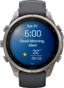 Смарт-часы Garmin Fenix 9 Pro inReach 47mm Titanium with Graphite/Black Silicone Band (010-04336-20/21)