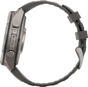 Смарт-часы Garmin Fenix 9 Pro inReach Solar 47mm Titanium with Pebble Gray/Silver Gray Silicone Band (010-04338-00/01)