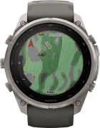 Смарт-часы Garmin Fenix 9 Pro inReach Solar 51mm Titanium with Pebble Gray/Silver Gray Silicone Band (010-04339-00/01)