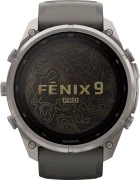 Смарт-часы Garmin Fenix 9 Pro inReach Solar 51mm Titanium with Pebble Gray/Silver Gray Silicone Band (010-04339-00/01)