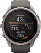 Смарт-часы Garmin Fenix 9 Pro inReach Solar 51mm Titanium with Pebble Gray/Silver Gray Silicone Band (010-04339-00/01)