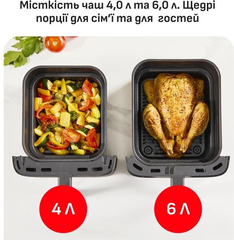 Мультипіч (аерофритюрниця) Tefal Easy Fry Crispy Stack EY7528E0