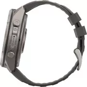 Смарт-годинник Garmin Fenix 9 Pro inReach Solar 51 мм Титан з силіконовим ремінцем Pebble Gray/Silver Gray (010-04339-00/01)