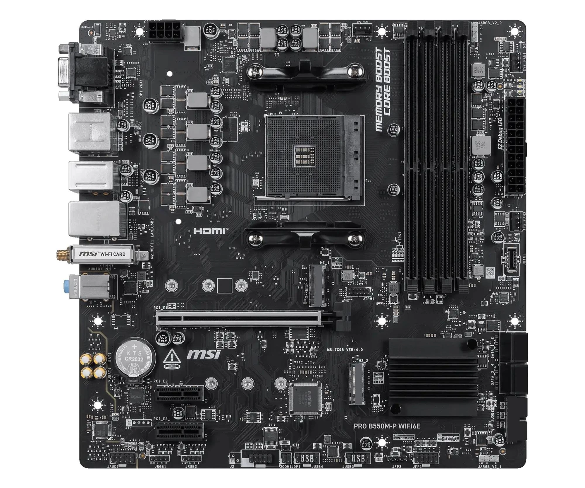 MSI PRO B550M-P WIFI6E EU